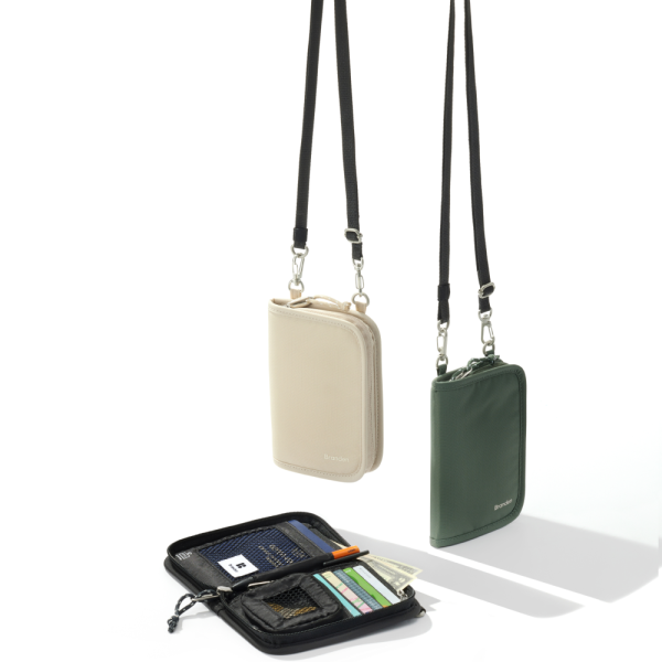 【韓國Branden】防盜機能護照錢包 護照包 零錢包 防盜錢包 防盜側背包 