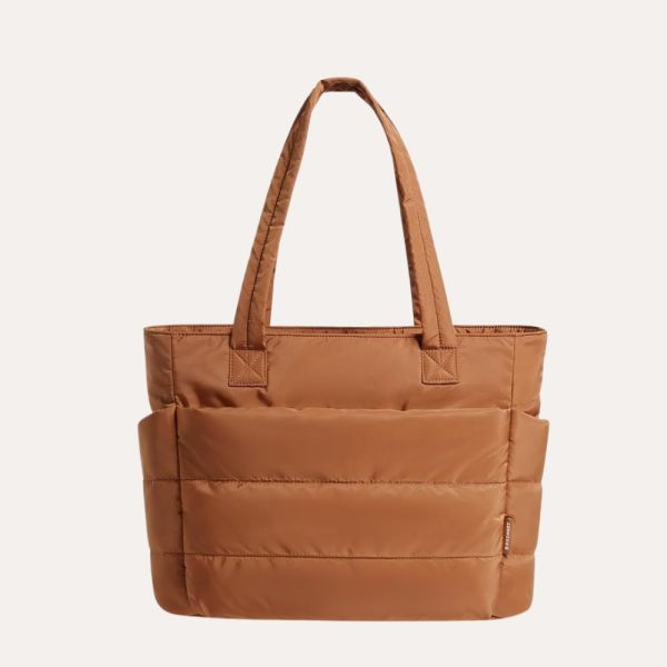 【美國Bagsmart】輕量蓬鬆托特包 20L 托特包 出差通勤 工作包 可放筆電 購物袋 輕旅行 可放A4 