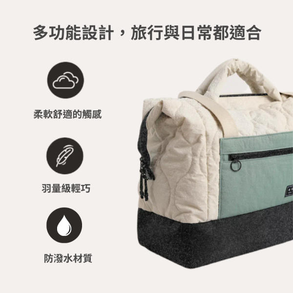 【美國Bagsmart】大容量旅行手提袋 34L 登機包 托特包 大容量 多隔層 手提 背帶可拆 旅遊必備 