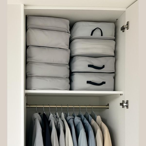 【韓國Branden】XXL 二代 超壓縮免抽氣寢具收納袋 棉被收納袋 外套收納袋 