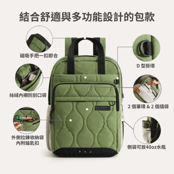 【美國Bagsmart】防潑水機能後背包 28L 防盜背包 原廠保固 旅行背包 後背包 登山背包 大容量背包 