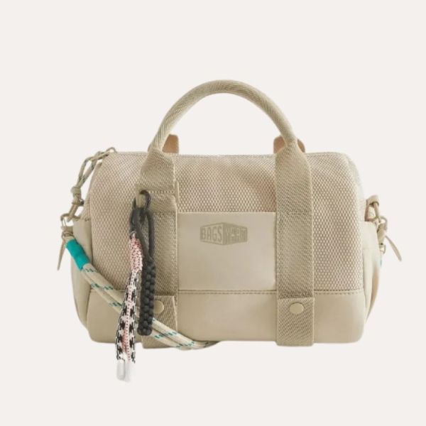 【美國Bagsmart】輕量迷你手提包5.5L 行李包 運動包 輕巧容量 多隔層 運動包 可掛瑜珈墊 防水PVC 