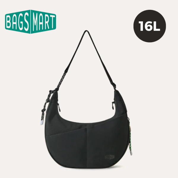 【美國Bagsmart】大容量半月包 16L 半月包 腋下包 原廠保固 單肩包 多隔層 可擴充設計 肩背袋可調 