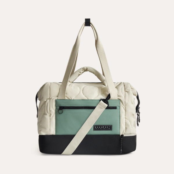 【美國Bagsmart】大容量旅行手提袋 34L 登機包 托特包 大容量 多隔層 手提 背帶可拆 旅遊必備 