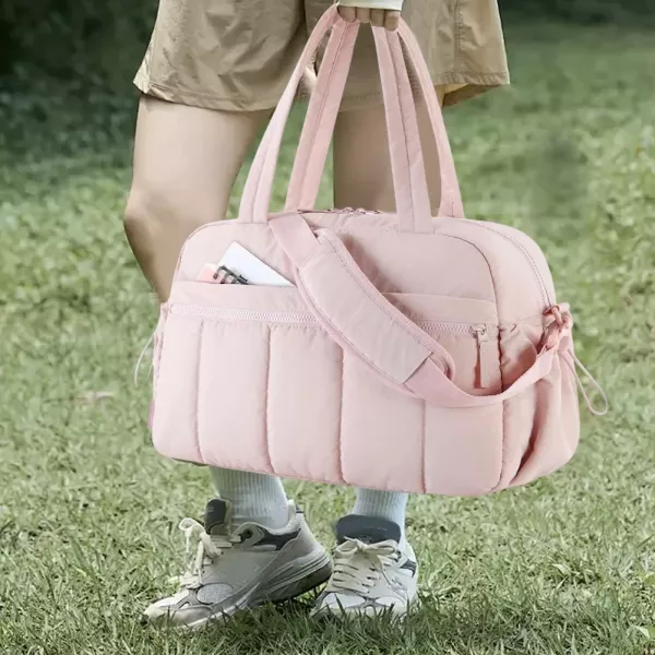 【美國Bagsmart】輕量蓬鬆行李袋 23L 托特包 出差通勤 工作包 防潑水材質 購物袋 出國登機 