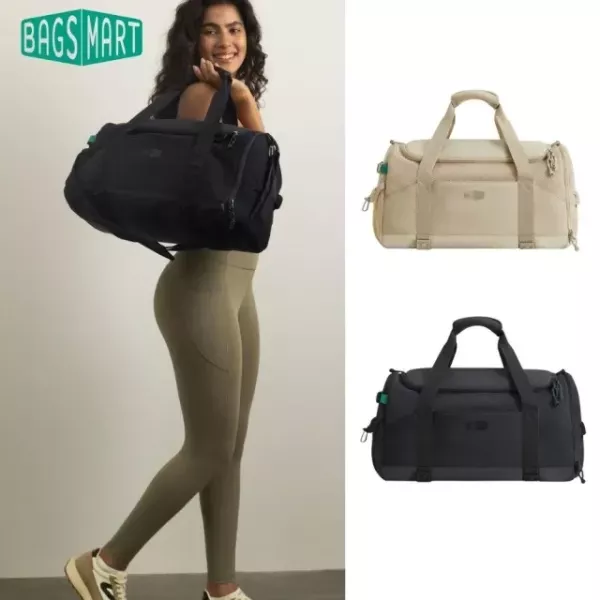 【美國Bagsmart】多功能旅行包 30L 登機包 旅行袋 大容量 健身包 鞋子隔層 背帶可拆 旅遊必備 
