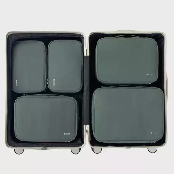 【韓國Branden】二代 超抗壓旅行壓縮袋 S+S+M+M+L 五件組 壓縮收納袋 壓縮袋 收納袋 旅行收納袋 