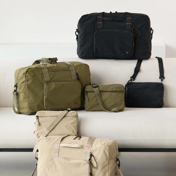 【韓國Branden】多功能可折疊波士頓包 / 斜背包（可擴充） 