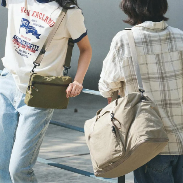 【韓國Branden】多功能可折疊波士頓包 / 斜背包（可擴充） 