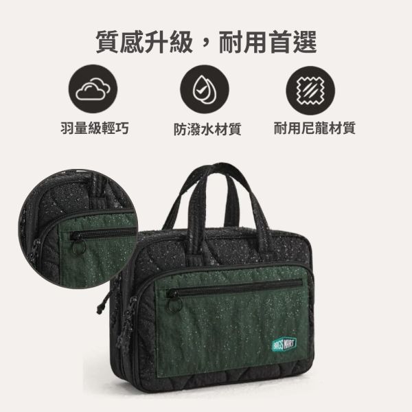 【美國Bagsmart】掛式旅行盥洗包 防水型 盥洗包 大容量 多隔層 運動包 透明拉鍊隔層 化妝品隔層 