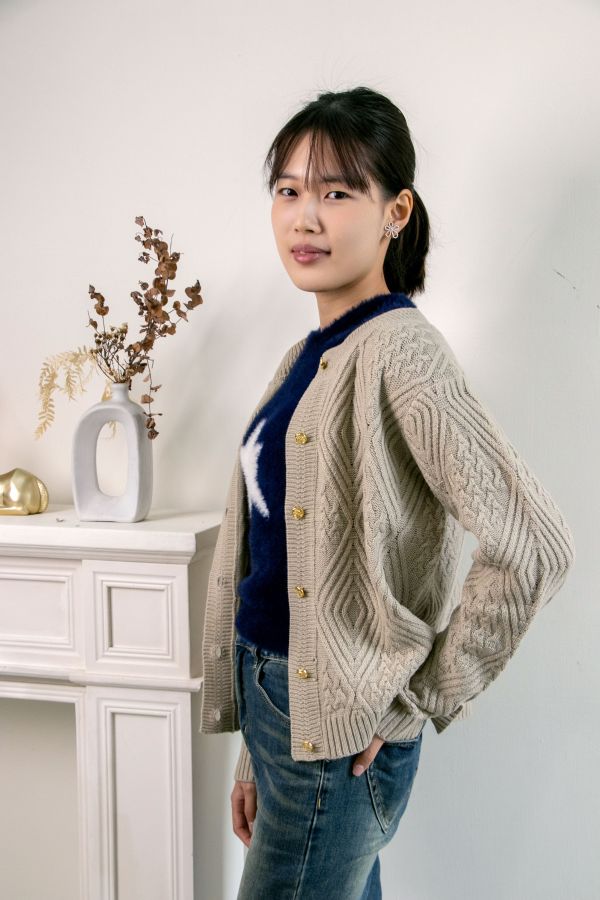 七針短版移針外套 