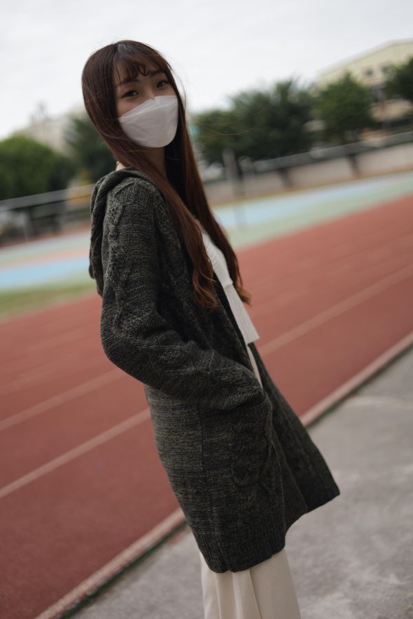 長版連帽雙口袋外套 