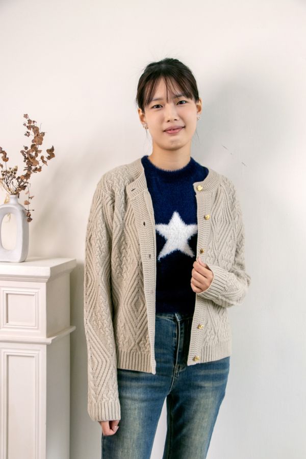 七針短版移針外套 