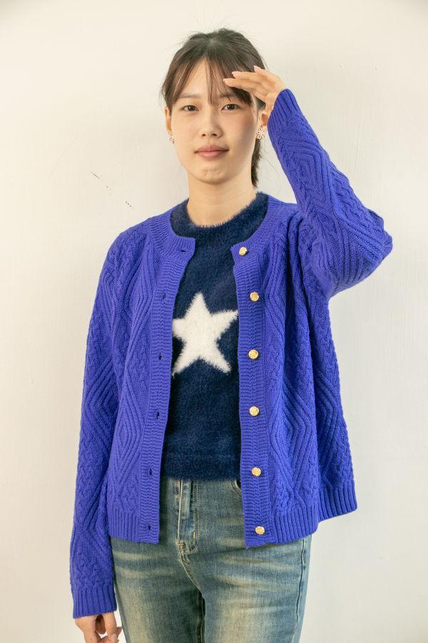 七針短版移針外套 