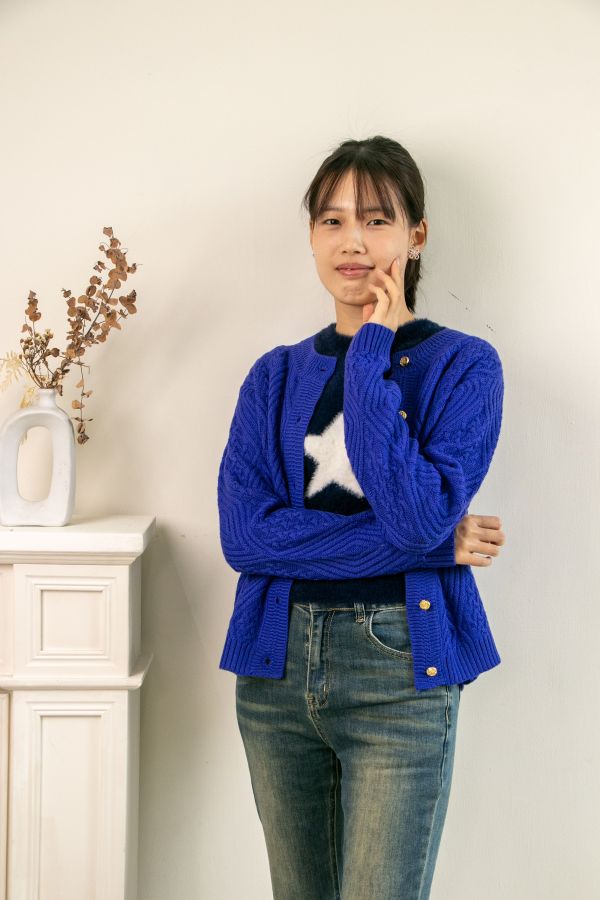 七針短版移針外套 