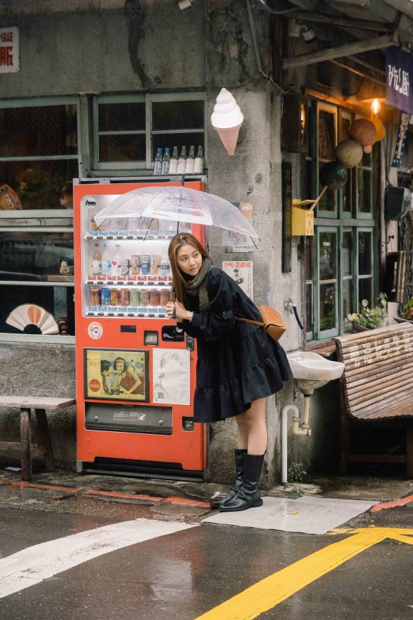 厚磅混色麻花圍巾 