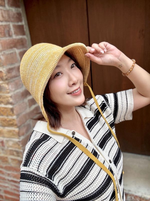 優雅系針織仕女帽 台灣製造帽子,仕女帽,針織帽,漁夫帽 女,文青帽 推薦,百搭帽款,防曬透氣帽,秋冬帽穿搭,氣質女帽