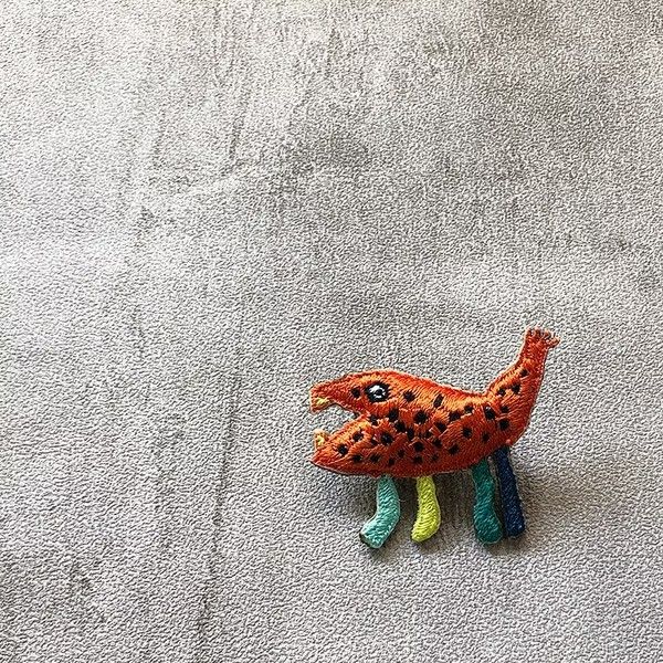 可愛動物刺繡別針 可愛動物刺繡別針