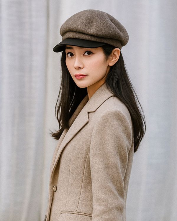 摩登年代羊毛報童帽 羊毛報童帽,報童帽女,報童帽男,復古帽,秋冬帽款,保暖帽,台灣製帽子,時尚帽子,La Yoo,來喲帽子