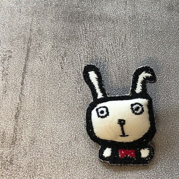 可愛動物刺繡別針 可愛動物刺繡別針