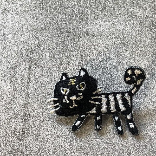 可愛動物刺繡別針 可愛動物刺繡別針