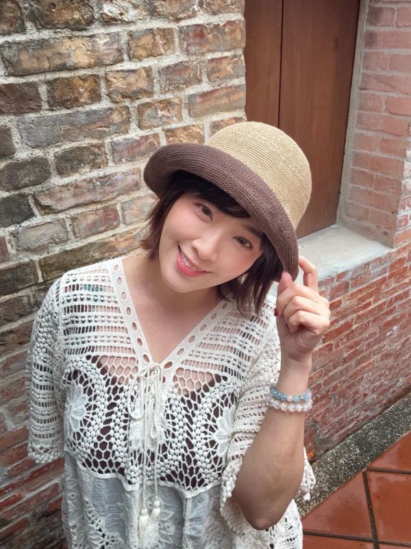 超輕透氣紙紗淑女帽 