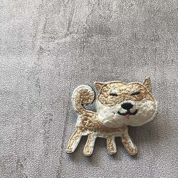 可愛動物刺繡別針 可愛動物刺繡別針