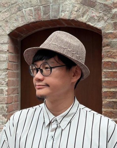 稻穗波浪紳士棉紗帽 紳士帽, 男士帽子, 棉紗帽, 透氣帽, Trilby紳士帽, 短帽沿帽子, 文創配件, 夏季穿搭