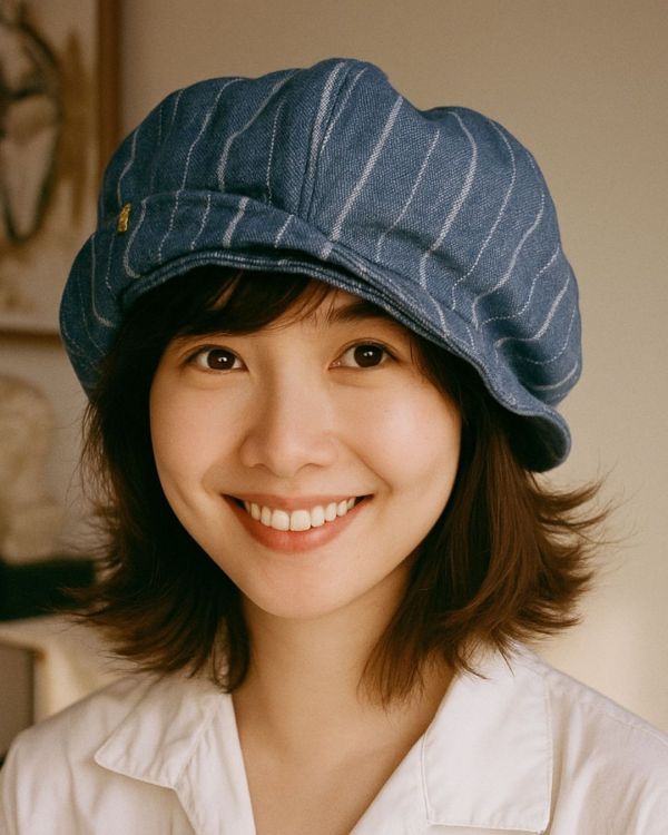 雙層帽沿報童帽 雙層帽沿,報童帽 女,台灣製造帽子,La Yoo 帽子,氣質帽款,百搭帽推薦,秋冬帽穿搭,文青帽,修飾臉型帽,MIT手工帽