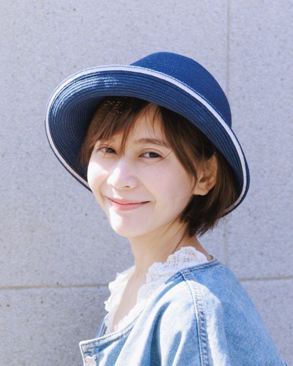 珍珠仕女紙草帽 