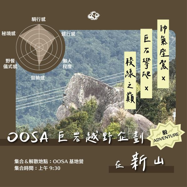 【新山】巨岩越野企劃：電輔騎行 x 體力鍛鍊 x 360°壯闊山景 汐止新山,新山步道,攀岩體驗,台北近郊秘境,電輔車,大還景自然景點,台北近郊一日遊