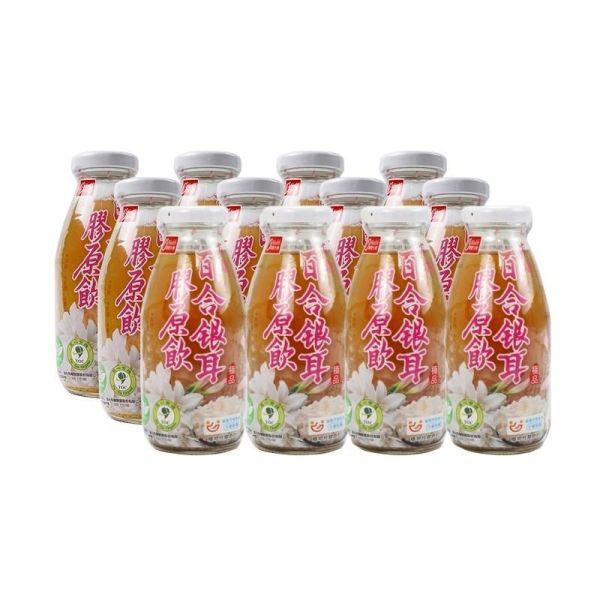 【康健生機】有機百合銀耳膠原飲｜290ml/瓶*12瓶，共1箱 