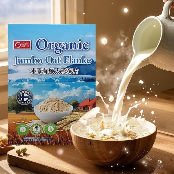 【康健生機】冰原有機大燕麥片｜500g/盒，共3盒 