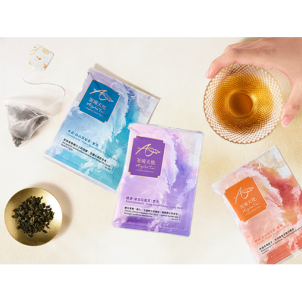 【茶境天使】 鴻福韻展-喜樂讚美組｜茶包＋茶餅＋軟糖組合 