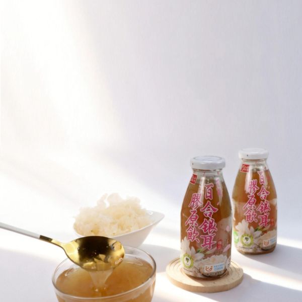 【康健生機】有機百合銀耳膠原飲｜290ml/瓶*12瓶，共1箱 