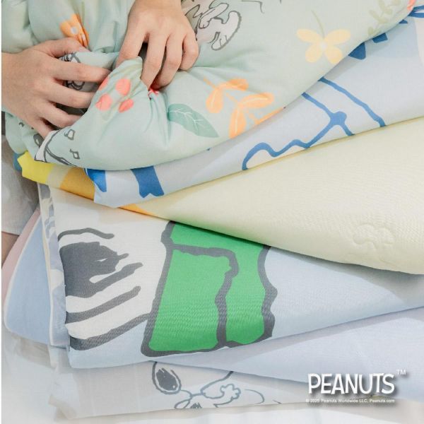 【Austin Home 奧斯汀寢飾】史努比瑪奇朵冰紗被｜小魚探險150X200cm 