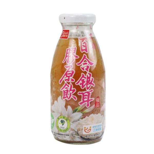 【康健生機 O Health】有機百合銀耳膠原飲*6入禮盒｜290ml/瓶*6瓶，共1盒 