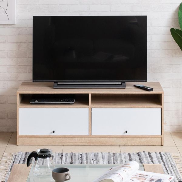 【TZUMii】清新四尺雙掀門電視櫃 視聽櫃 影音櫃 TV櫃 電器櫃 