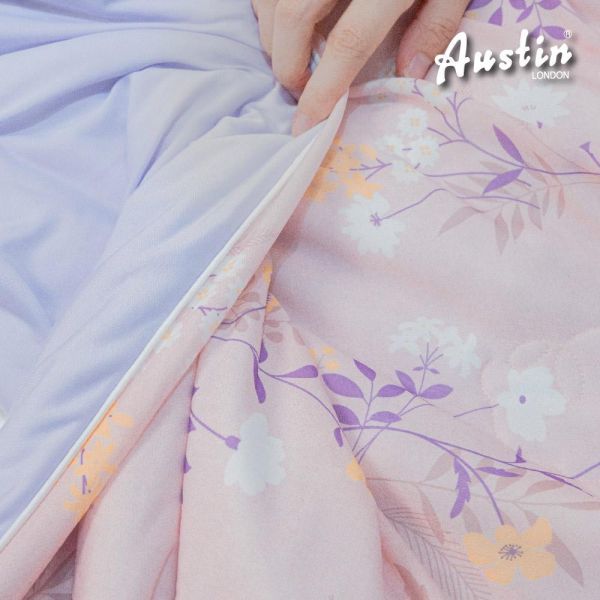 【Austin Home 奧斯汀寢飾】瑪奇朵冰紗被｜純真花朵(粉)150X200cm 