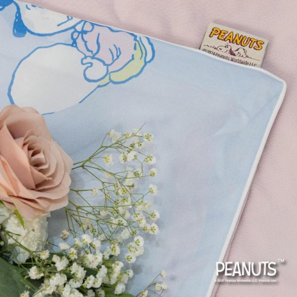 【Austin Home 奧斯汀寢飾】史努比瑪奇朵冰紗被｜雪人滾滾150X200cm 