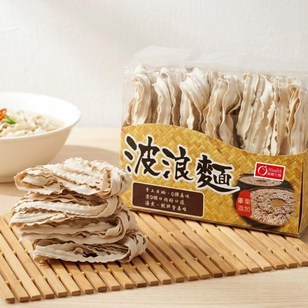 【康健生機】波浪麵(蕎麥口味)｜420g/包，共3包 