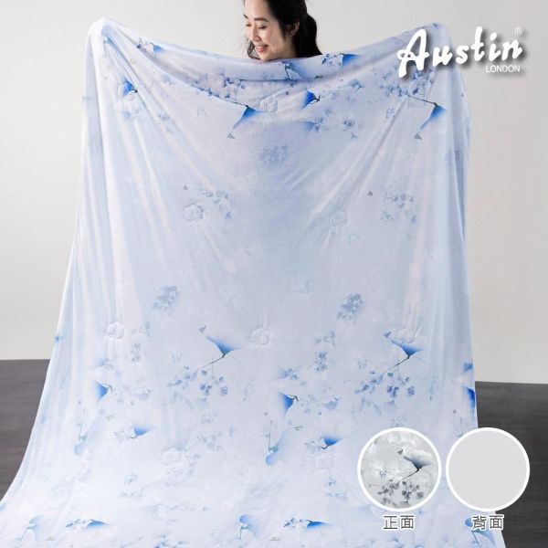 【Austin Home 奧斯汀寢飾】瑪奇朵冰紗被｜木蘭花150X200cm 