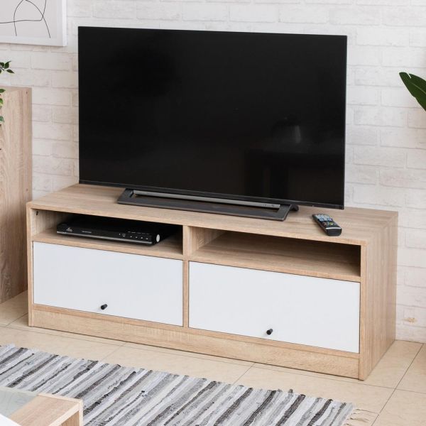 【TZUMii】清新四尺雙掀門電視櫃 視聽櫃 影音櫃 TV櫃 電器櫃 
