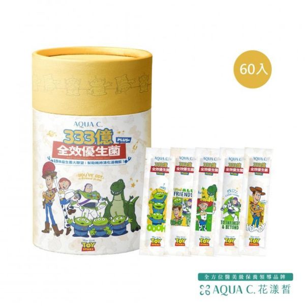 【井欣生醫 · 花漾皙】玩總圓筒 333億全效優生菌PLUS+｜60包/桶 