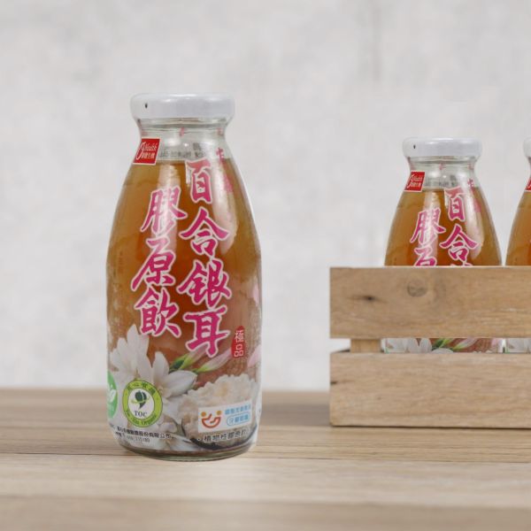 【康健生機】有機百合銀耳膠原飲｜290ml/瓶*12瓶，共1箱 