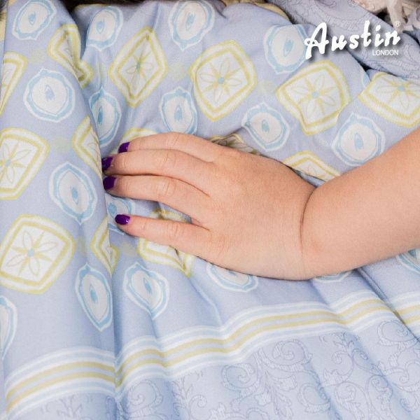 【Austin Home 奧斯汀寢飾】瑪奇朵冰紗被｜灰黃世界150X200cm 