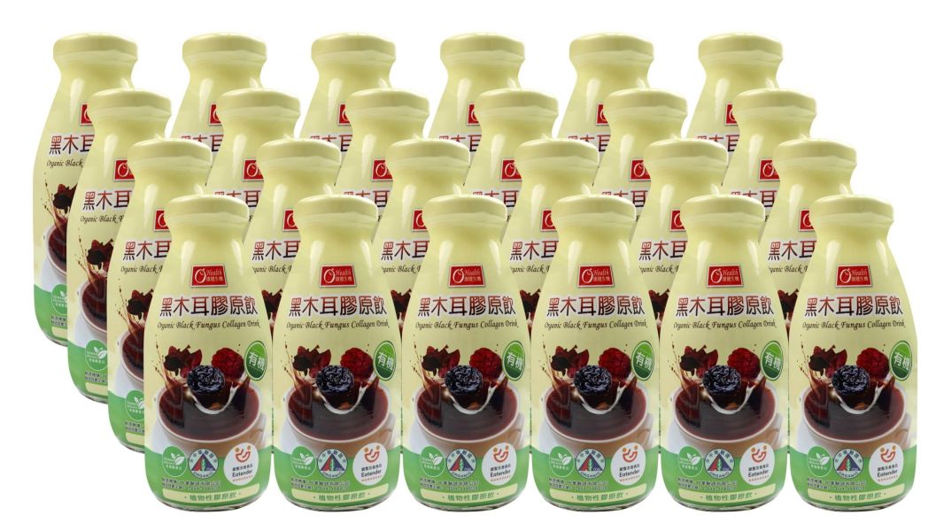【康健生機】有機黑木耳膠原飲｜290ml/瓶*24瓶，共1箱 