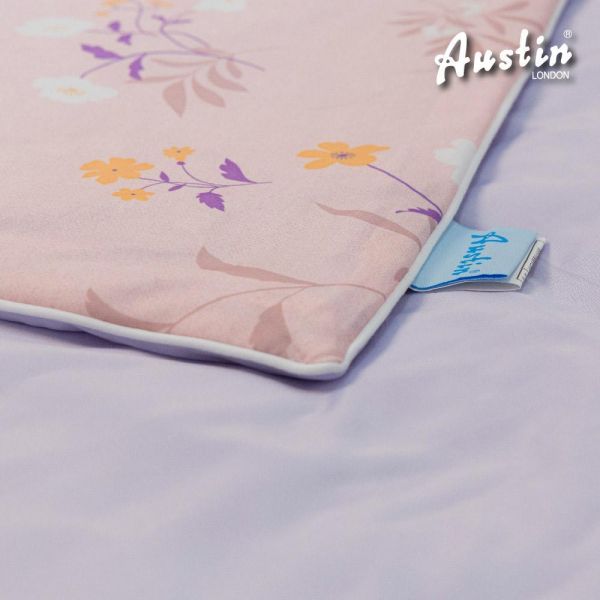 【Austin Home 奧斯汀寢飾】瑪奇朵冰紗被｜純真花朵(粉)150X200cm 