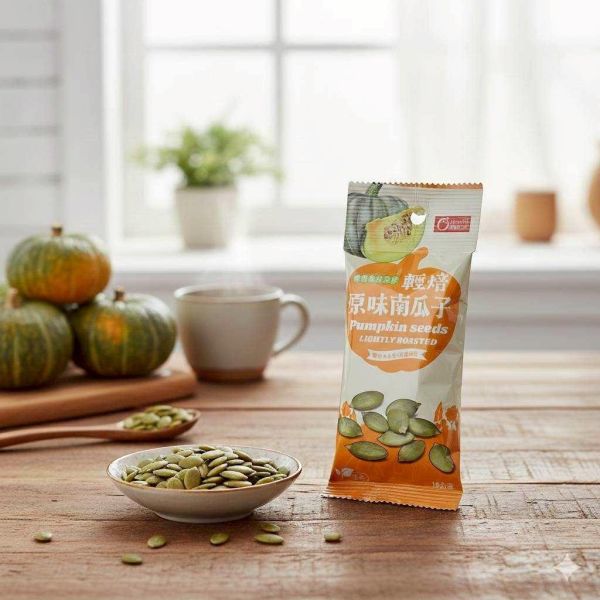 【康健生機】輕焙原味南瓜子隨手包｜18g/包*6包/盒，共3盒 