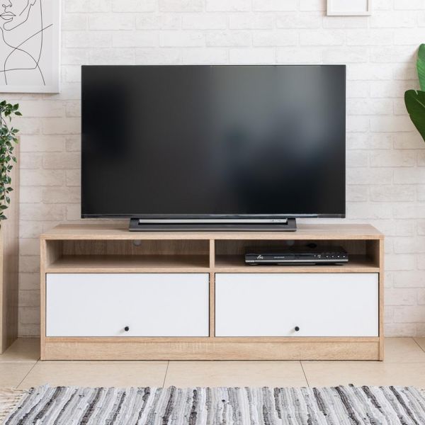 【TZUMii】清新四尺雙掀門電視櫃 視聽櫃 影音櫃 TV櫃 電器櫃 